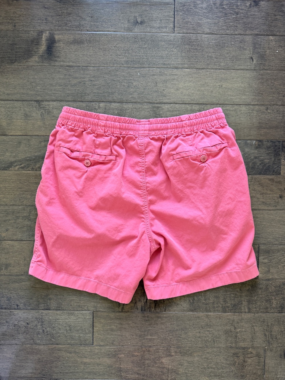 Men's Pink/Salmon Colored Drawstring Shorts J.Crew Dock Shorts size medium - Picture 3 of 9